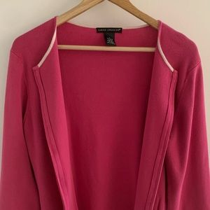 Sarah Spencer | Crop Zip Cardigan Sweater Jacket